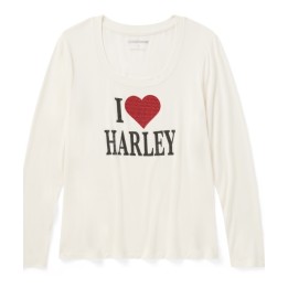 MAGLIETTA BLING I LOVE HARLEY