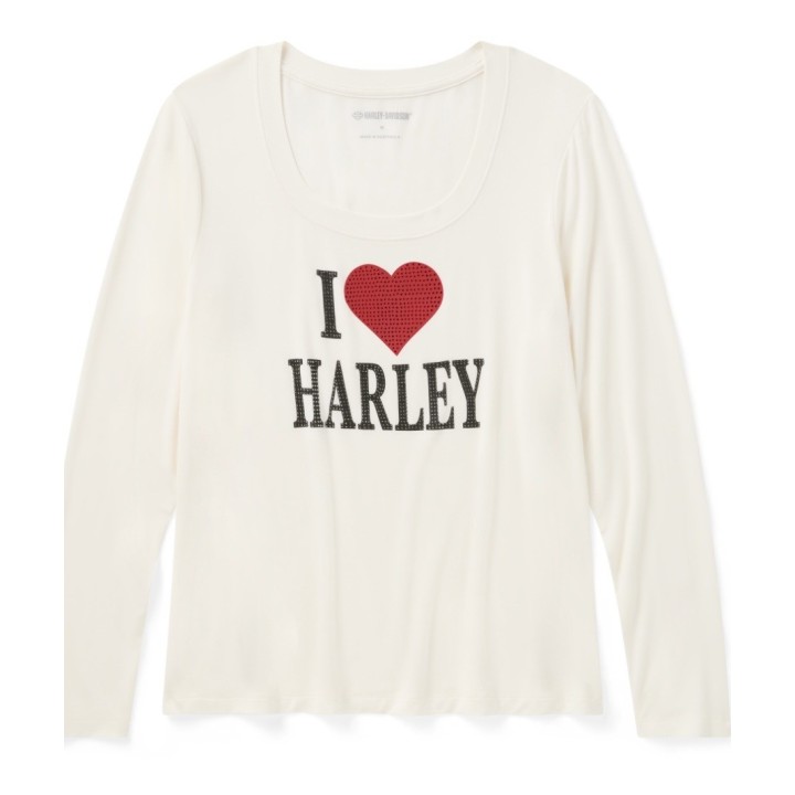 MAGLIETTA BLING I LOVE HARLEY