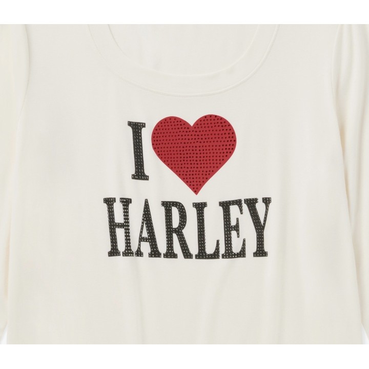 MAGLIETTA BLING I LOVE HARLEY