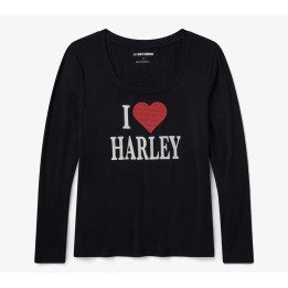 MAGLIETTA BLING I LOVE HARLEY