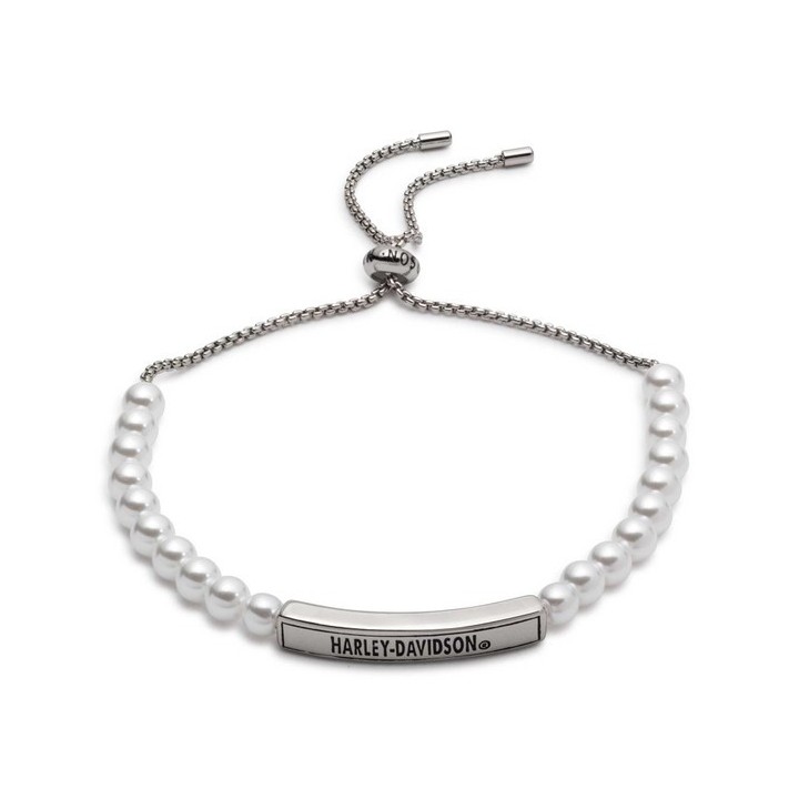 Set di due bracciali con perle e perline metalliche Harley-Davidson®