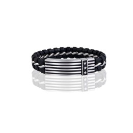 BRACCIALE IN PELLE STARS & STRIPES