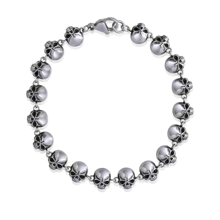 Bracciale TEMPEST con teschietto