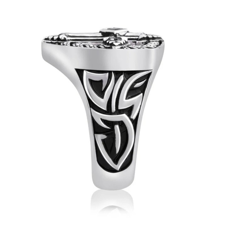 ANELLO CON CROCE CELTICA