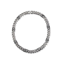Collana con doppia catena a maglie