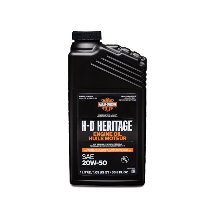Olio Heritage Full Synthetic 20W50 Harley-Davidson