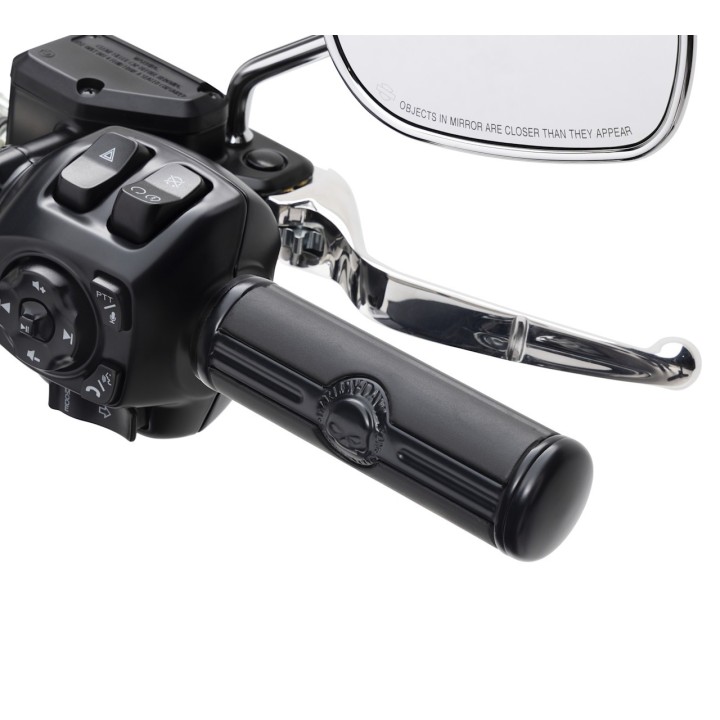 COPPIA MANOPOLE WILLIE G. SKULL BLACK