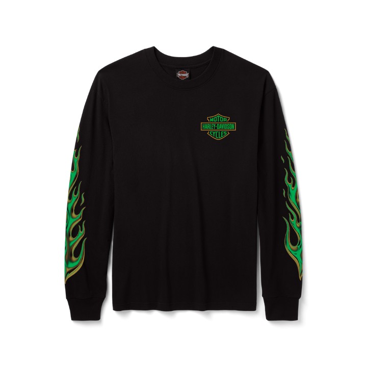 Maglietta a maniche lunghe da uomo H-D Skully McGee