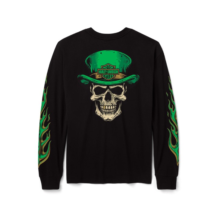 Maglietta a maniche lunghe da uomo H-D Skully McGee