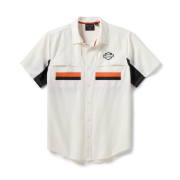 Camicia a maniche corte con prese d'aria H-D TECH da uomo