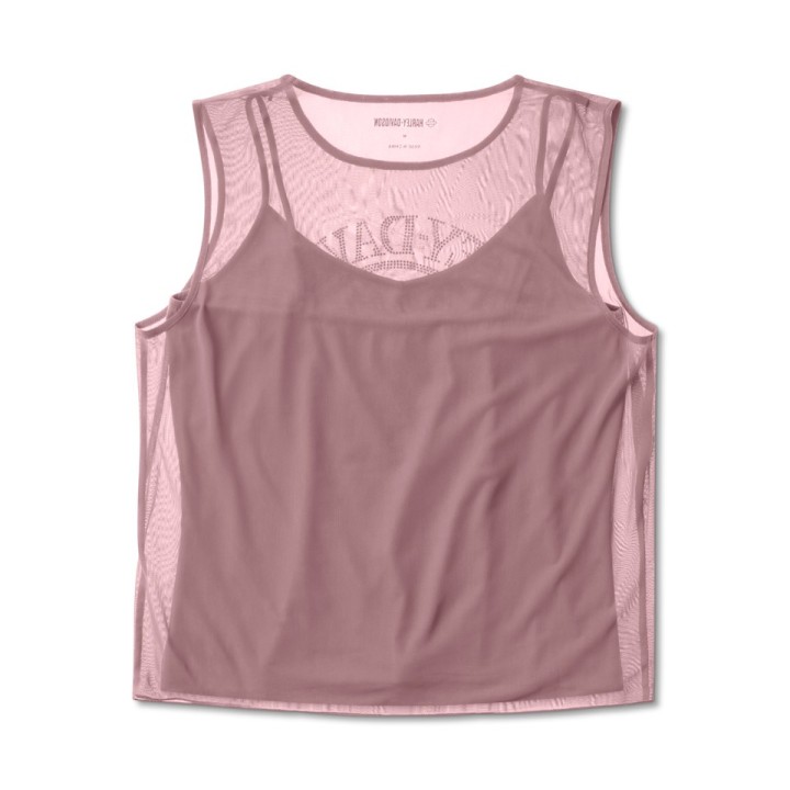 Top in rete Willie G Skull Bling da donna - Nostalgia Rose