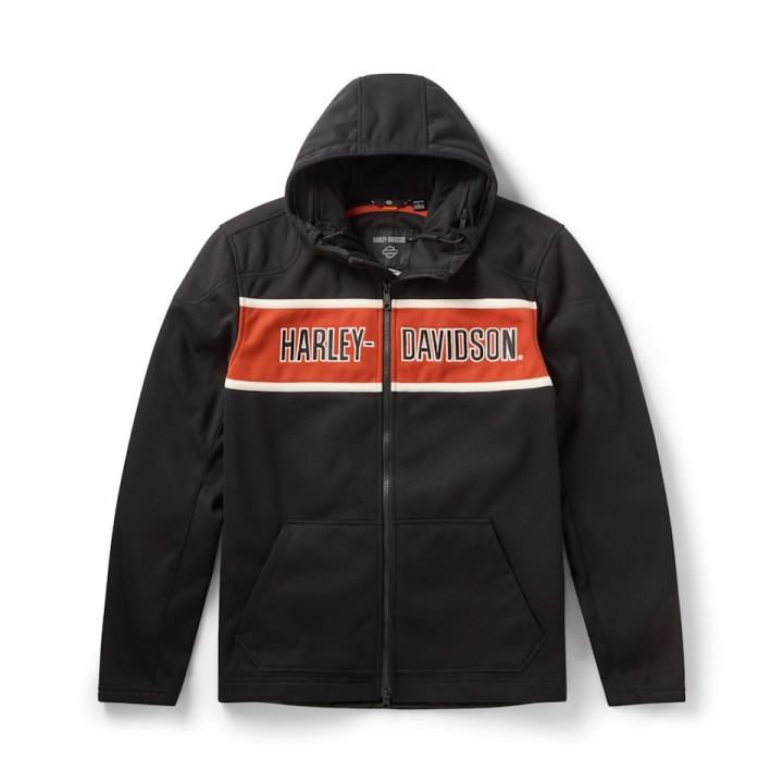 Felpa tecnica con cappuccio H-D Trenton Deflector 2.0 da uomo