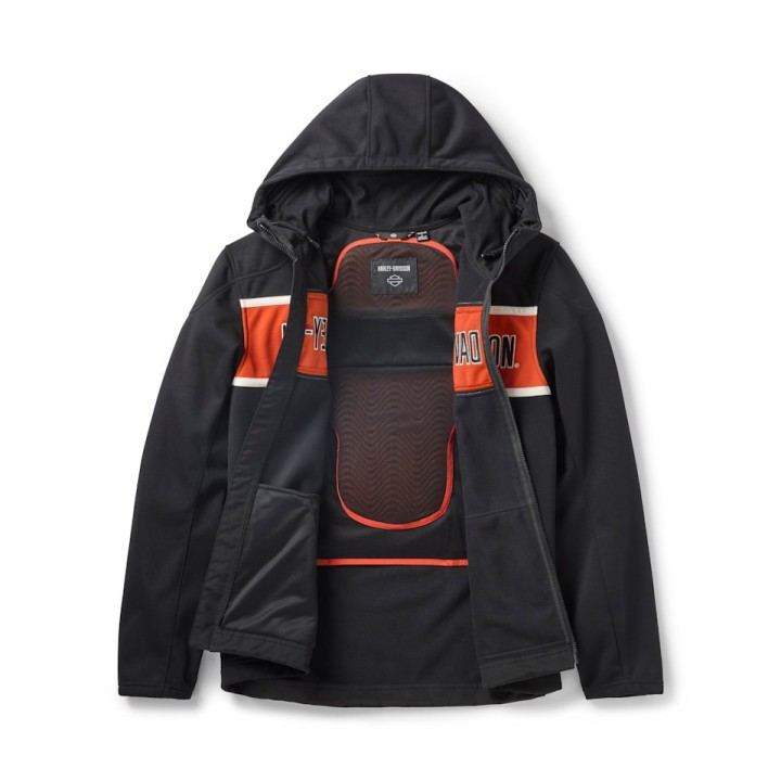 Felpa tecnica con cappuccio H-D Trenton Deflector 2.0 da uomo