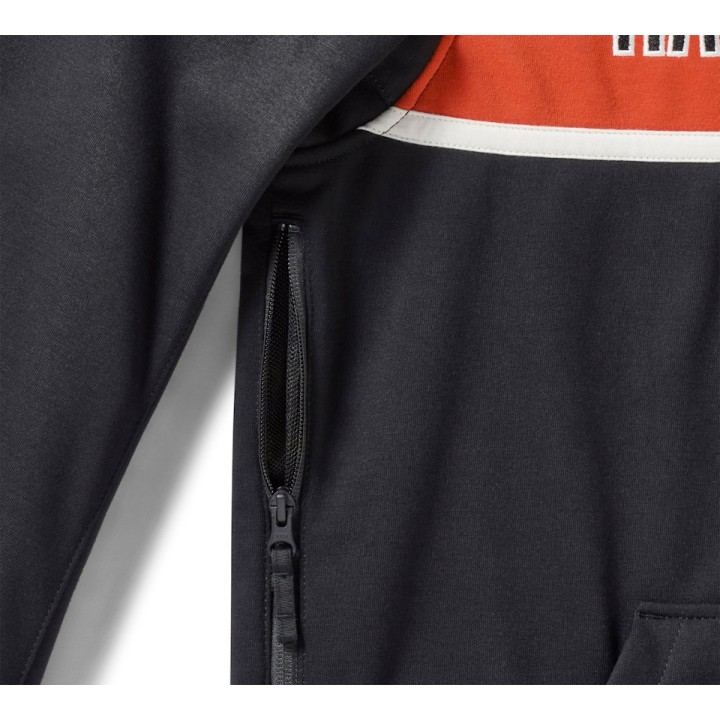 Felpa tecnica con cappuccio H-D Trenton Deflector 2.0 da uomo