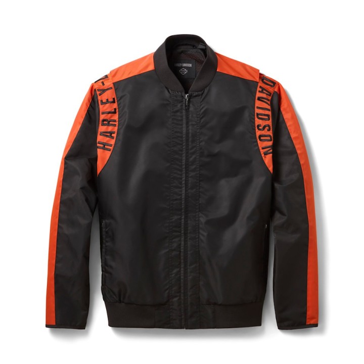 Giubbotto bomber in nylon H-D Mainstreet da uomo