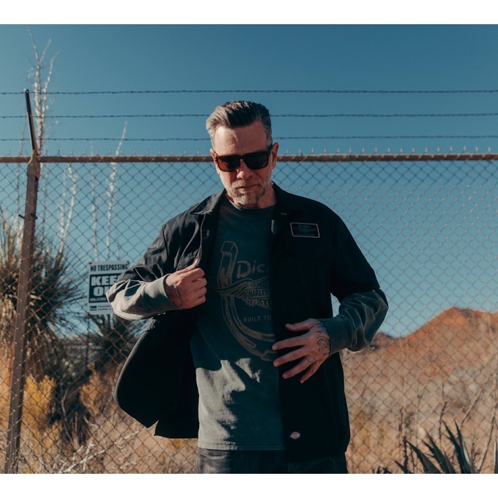 T-shirt Winged Horseshoe  a maniche lunghe Dickies® for Harley-Davidson ®