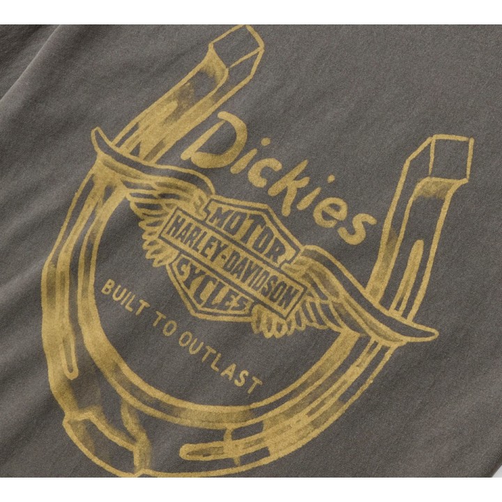 T-shirt Winged Horseshoe  a maniche lunghe Dickies® for Harley-Davidson ®
