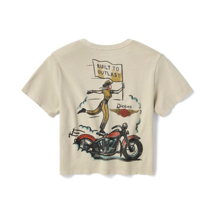 T-shirt DICKIES® for HARLEY-DAVIDSON® Vintage Cowgirl
