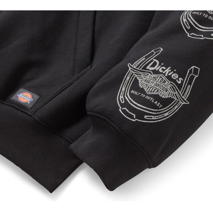 FELPA HORSESHOE DICKIES® FOR HARLEY-DAVIDSON® BLACK