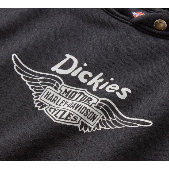 FELPA HORSESHOE DICKIES® FOR HARLEY-DAVIDSON® BLACK