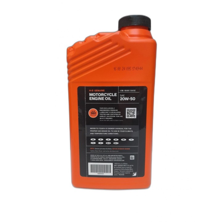 OLIO HARLEY-DAVIDSON SAE 20W50