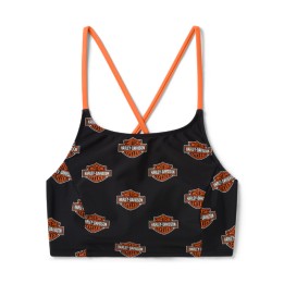 Top bikini a scollo alto da donna HD Swim Bar & Shield