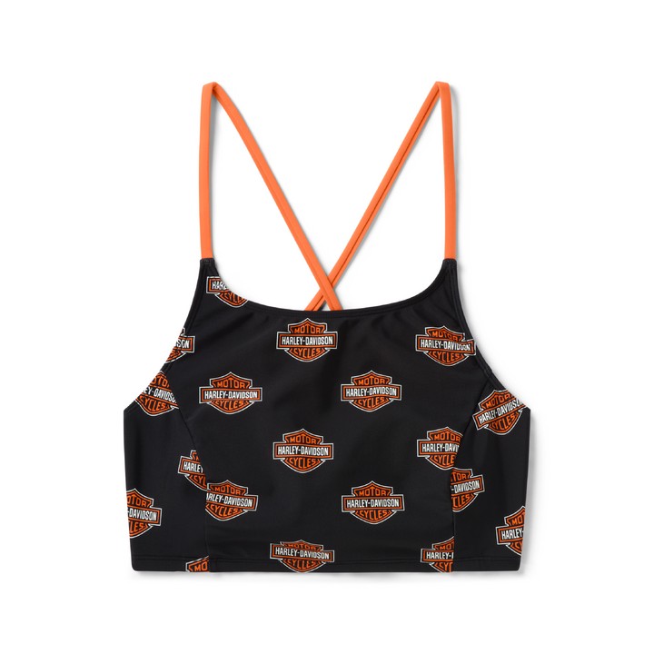 Top bikini a scollo alto da donna HD Swim Bar & Shield