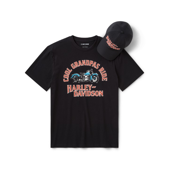 SET MAGLIETTA E CAPPELLINO "COOL GRANDPAS RIDE" H-D