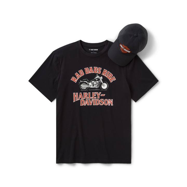SET MAGLIETTA E CAPPELLINO " MITICO PAPA'" HARLEY-DAVIDSON