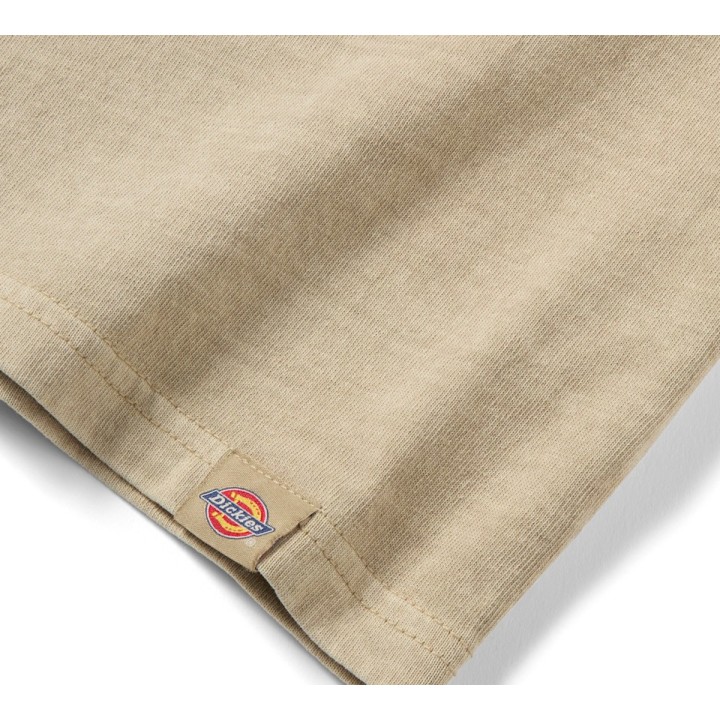 Maglietta tinta a pigmento Dickies x H-D Horsepower Heavyweight - Khaki