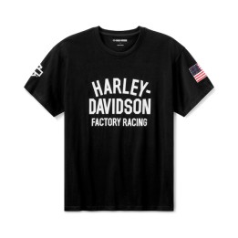 Maglietta Fast Johnnie Factory Racing - Harley Black