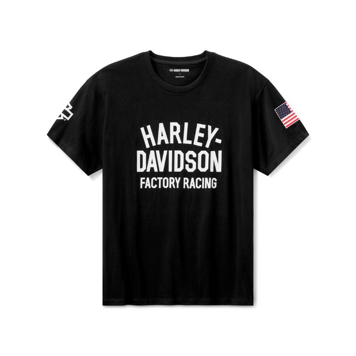 Maglietta Fast Johnnie Factory Racing - Harley Black