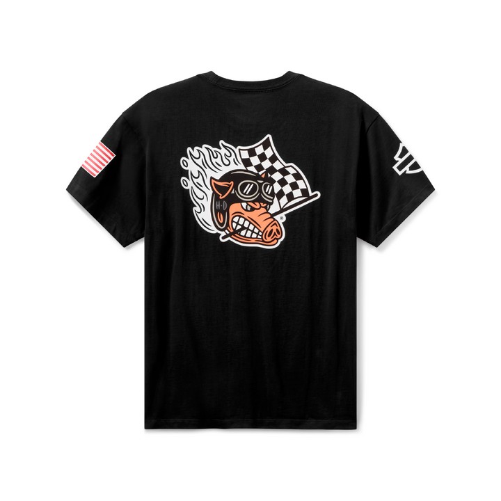 Maglietta Fast Johnnie Factory Racing - Harley Black