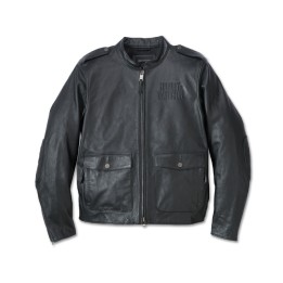 Giacca in pelle da uomo Harley-Davidson modello Captains System