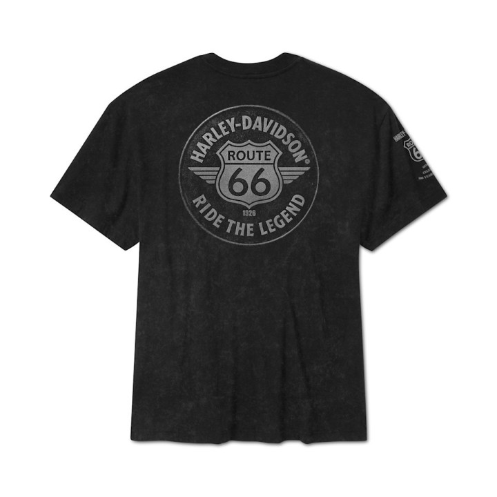 Maglietta a maniche corte da uomo H-D Route 66 Legendary