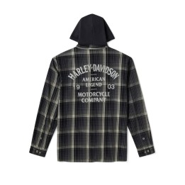 CAMICIA A QUADRI CON CAPPUCCIO H-D AMERICAN CLASSIC