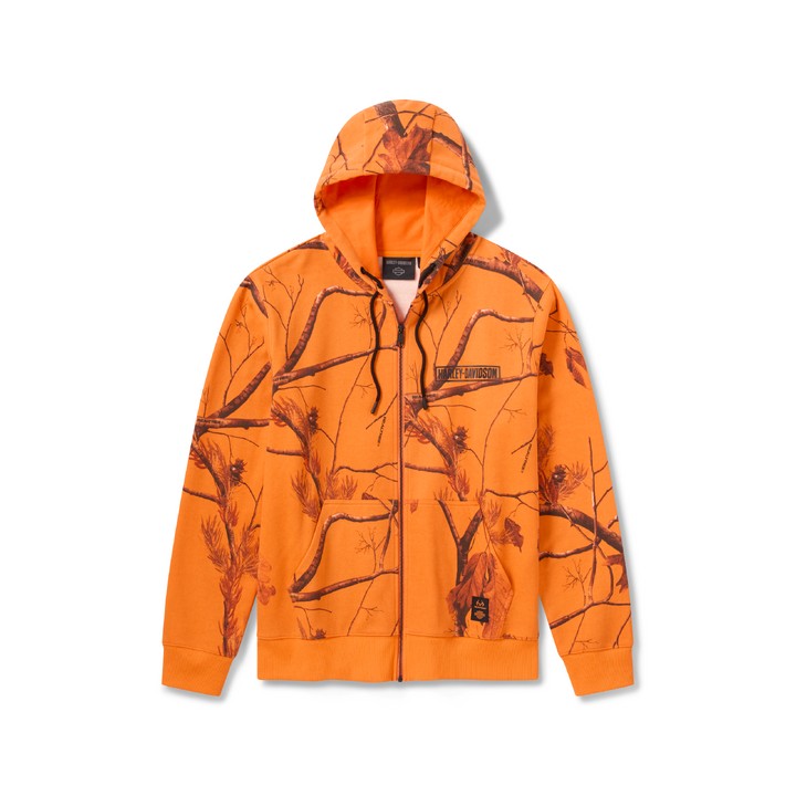 Felpa con cappuccio e zip da uomo Harley-Davidson® x Realtree®