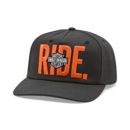 CAP-BB HARLEY-DAVIDSON  WOVEN RIDE BLACK