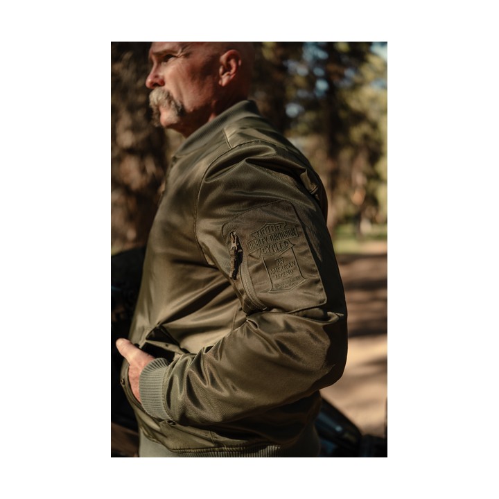 JACKET-TEXTILE,MA1 BOMBER,GREE