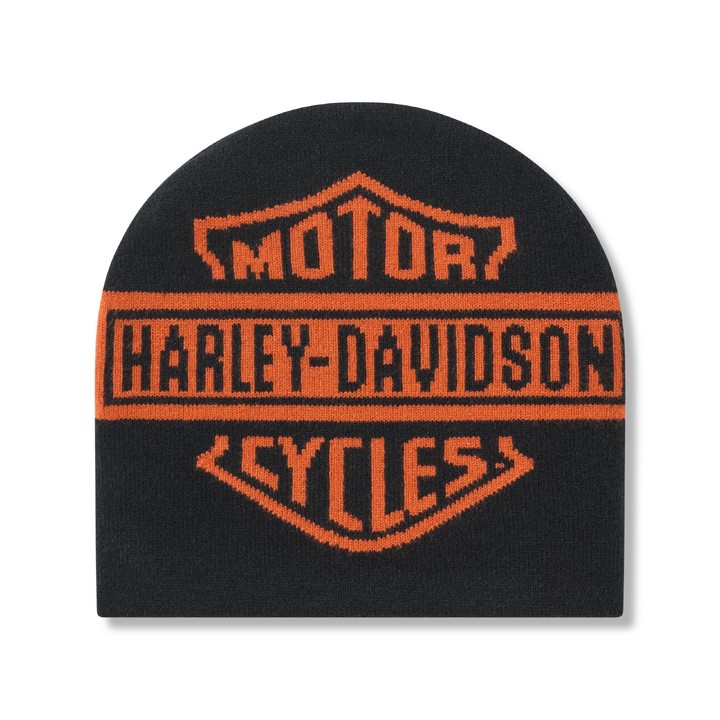 Berretto da uomo H-D Essential a blocchi di colore - Harley Black.