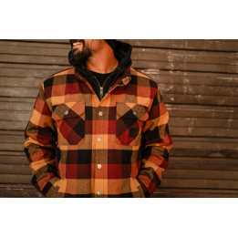 Giacca-camicia con cappuccio HD American Classic da uomo