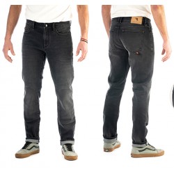 TAPERED SLIM BLACK RIDING...
