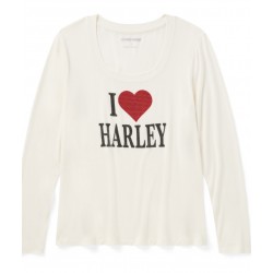 MAGLIETTA BLING I LOVE HARLEY