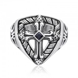 ANELLO CON CROCE CELTICA