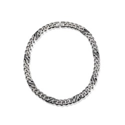 Collana con doppia catena a...